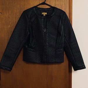 Valerie Stevens Leather Like Soft Comfy Jacket